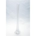 Diamond Star Diamond Star 87187 20 in. Tower Vase; Clear 87187-20C